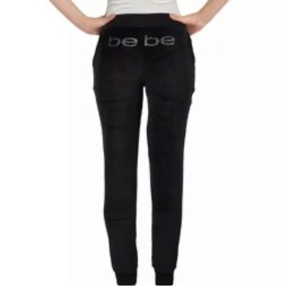 Bebe Sport Logo Joggers Size Medium - Picture 2 of 11